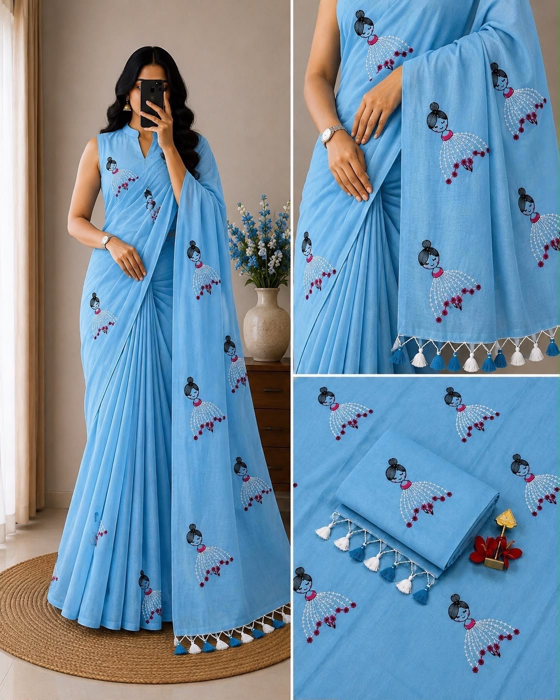 Pure cotton sarees